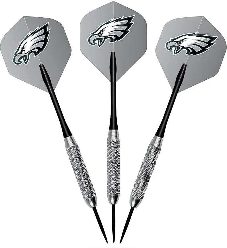 Fan's Choice Black Philadelphia Eagles Dartboard Set