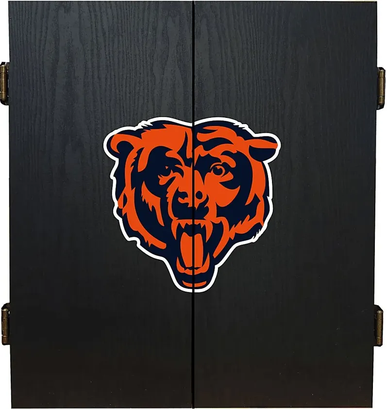 Fan's Choice Black Chicago Bears Dartboard Set