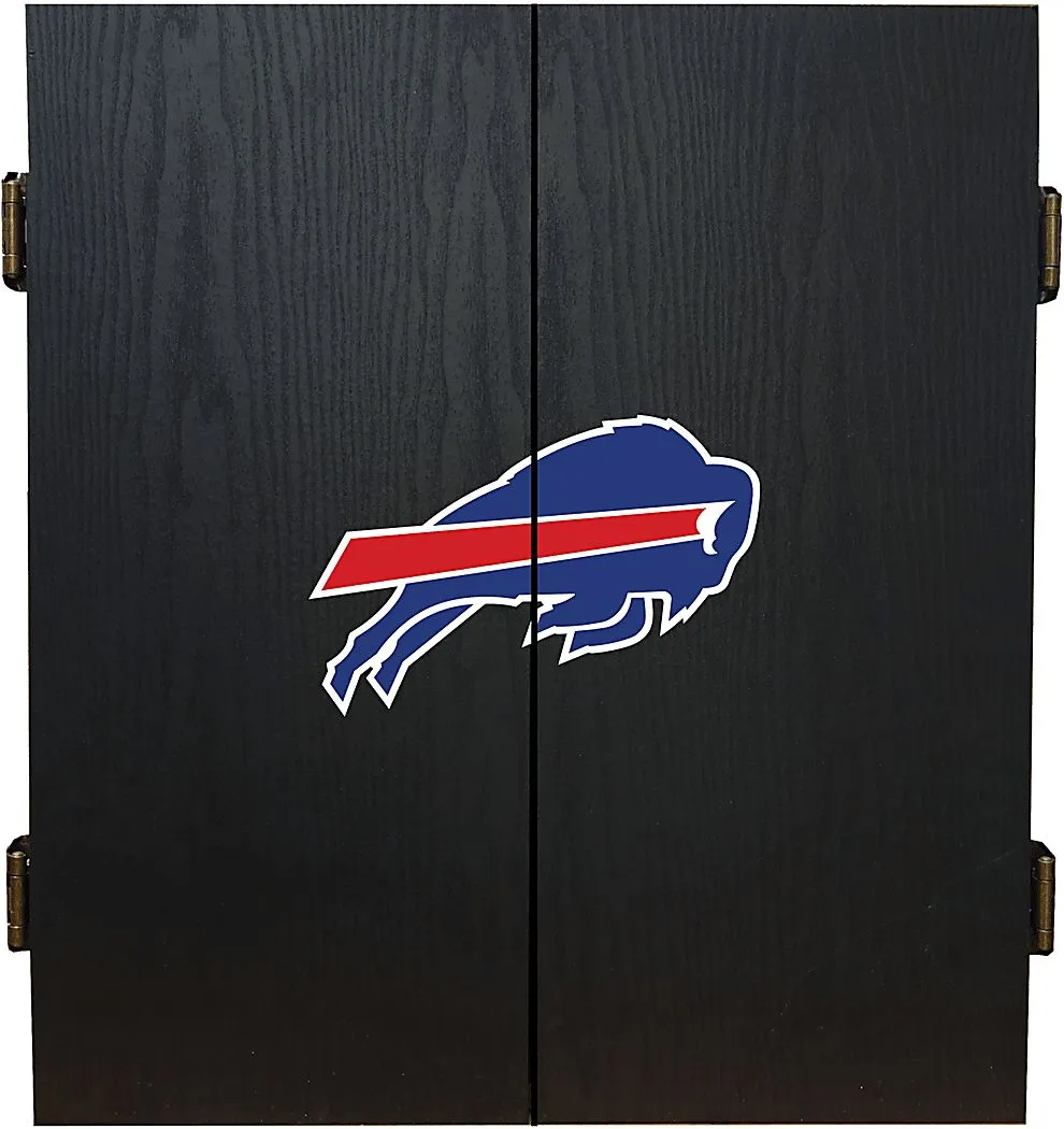 Fan's Choice Black Buffalo Bills Dartboard Set