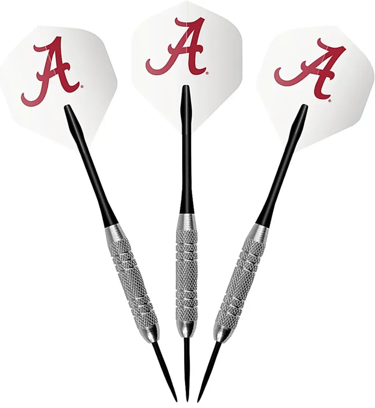 University of Alabama Black Dartboard Set