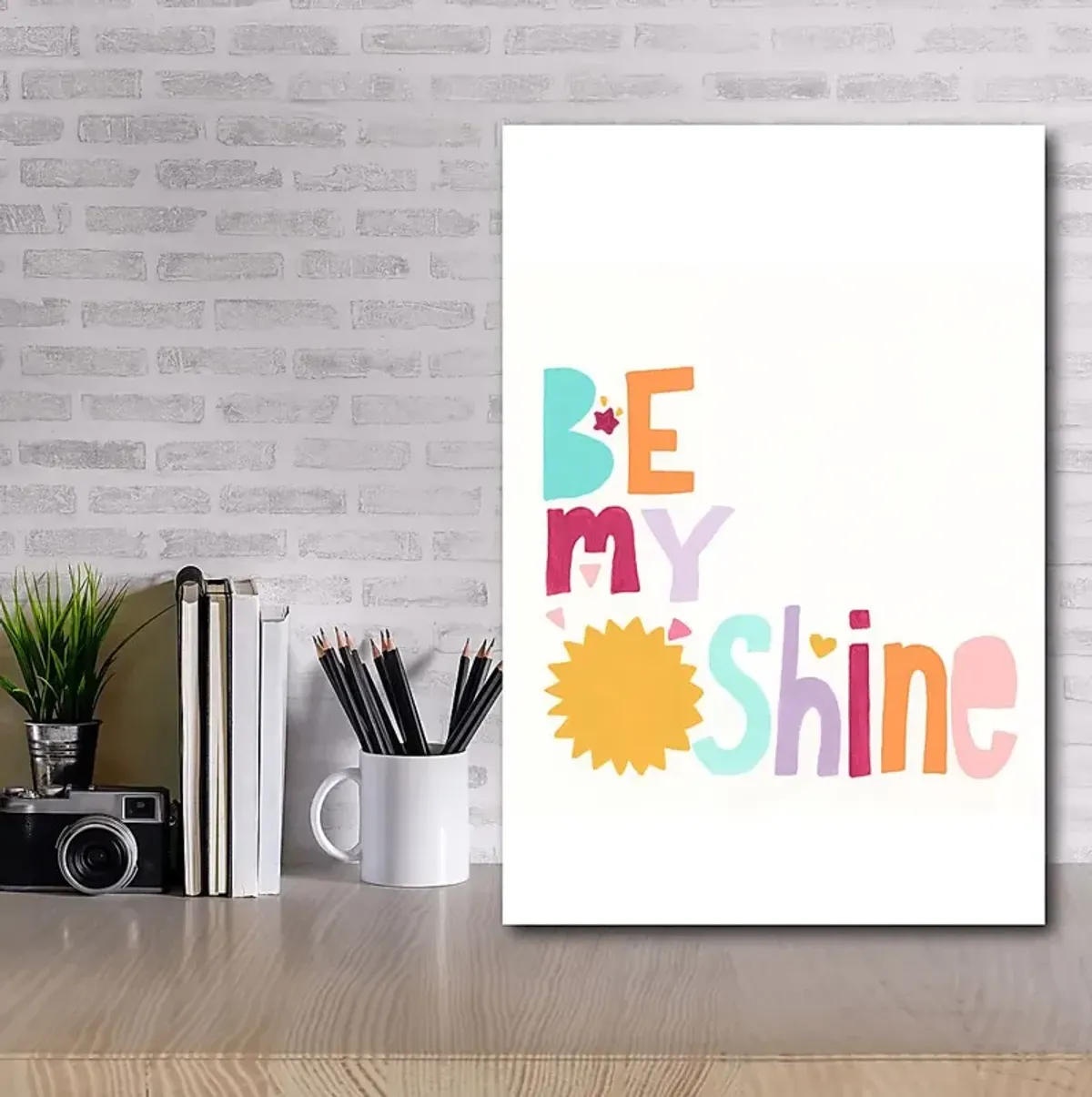 Kids Be My Sunshine White Artwork