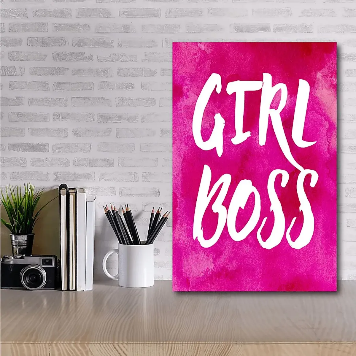 Kids Bossy Girls Pink Artwork