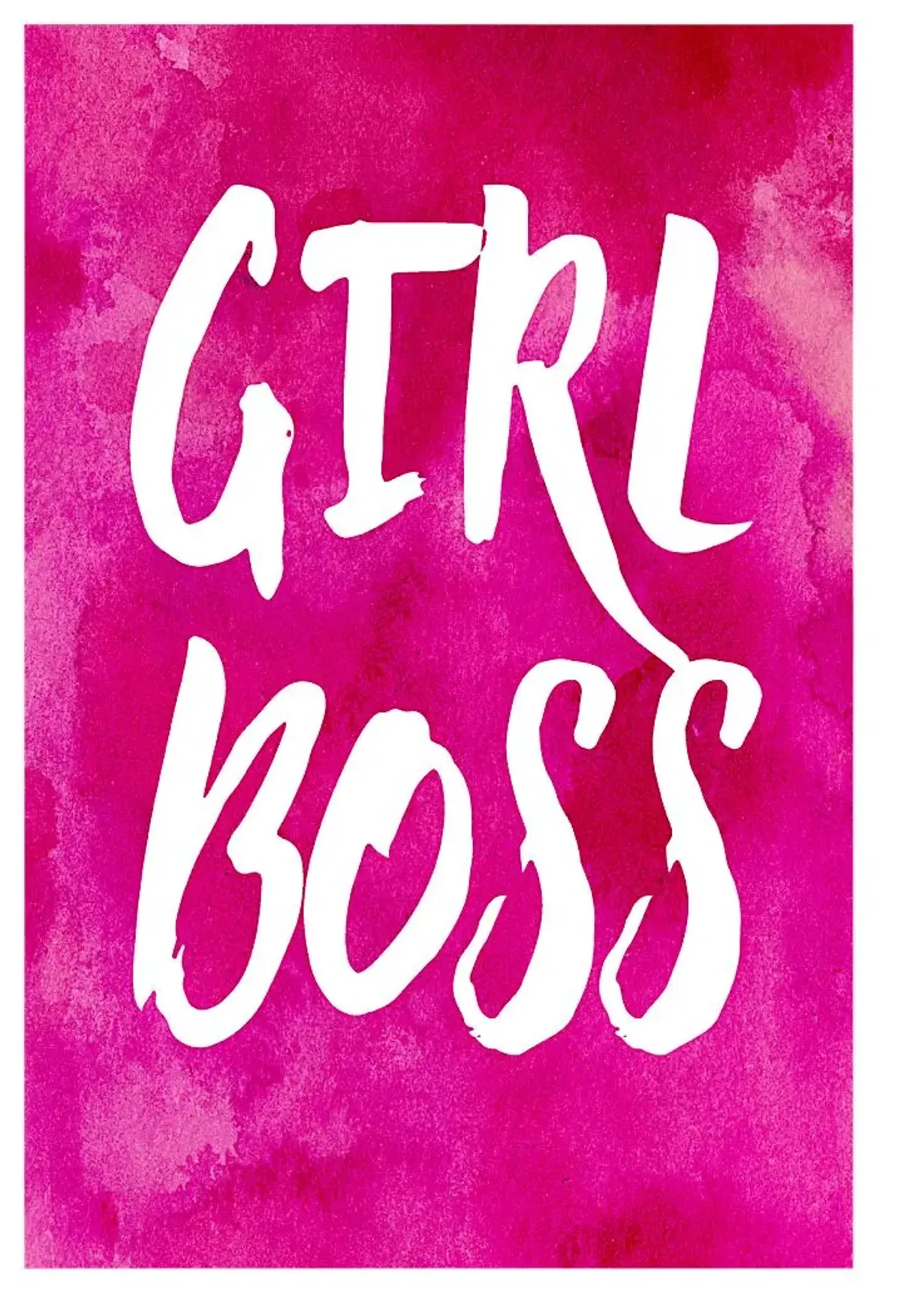 Kids Bossy Girls Pink Artwork