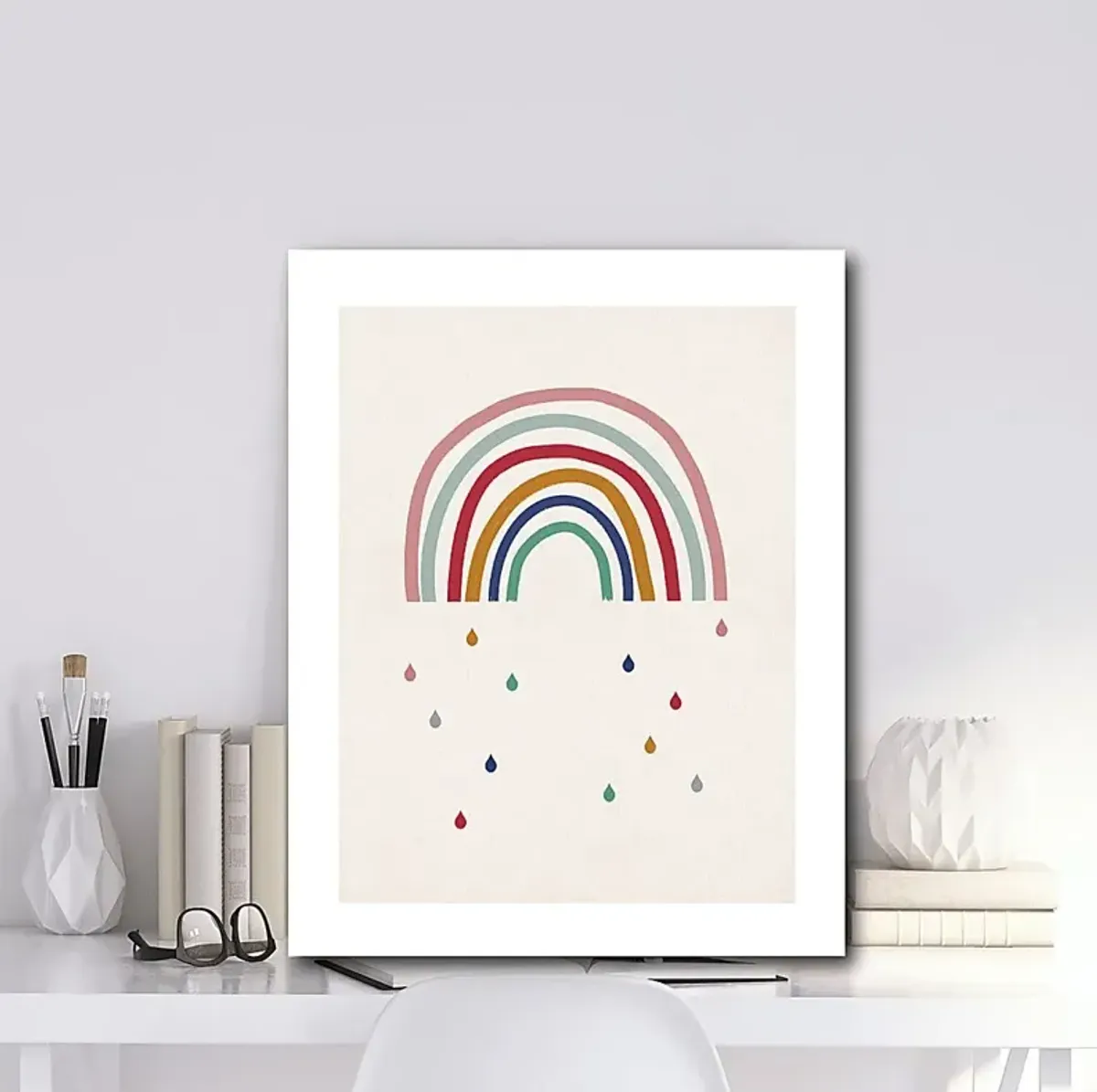 Kids Rainbow Candy Cream Artwork