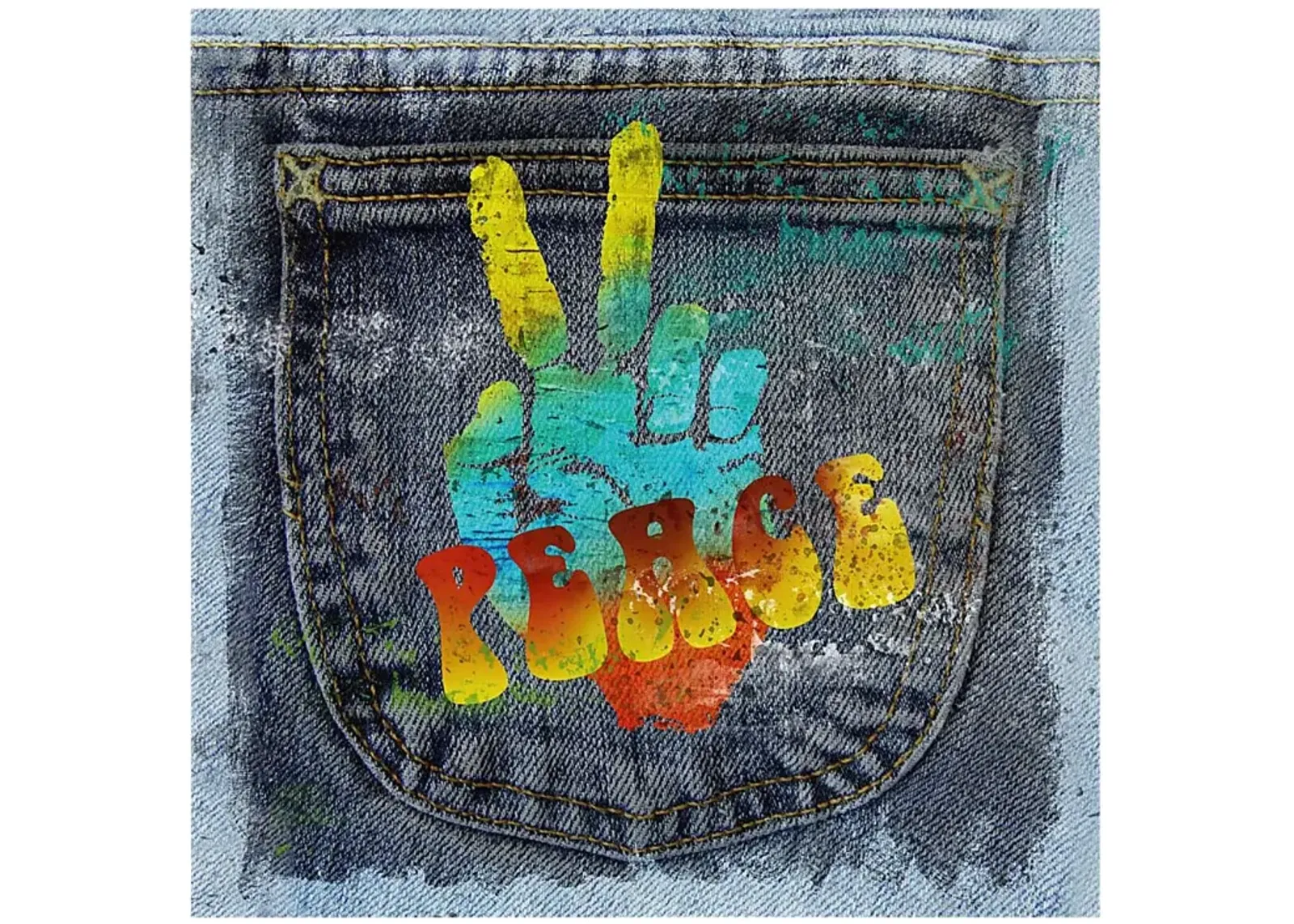 Kids Hipster Jeans II Denim Artwork