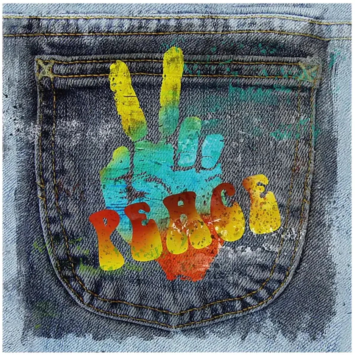 Kids Hipster Jeans II Denim Artwork