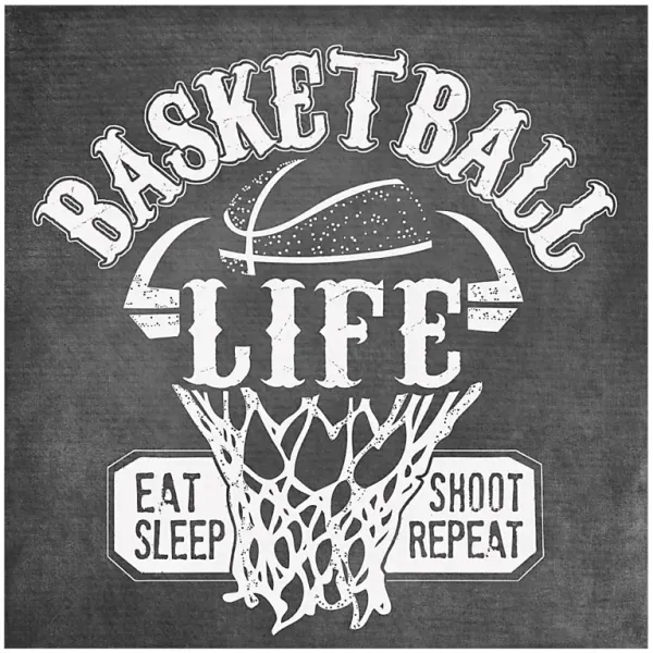 Kids Breathe Basketball Gray Artwork