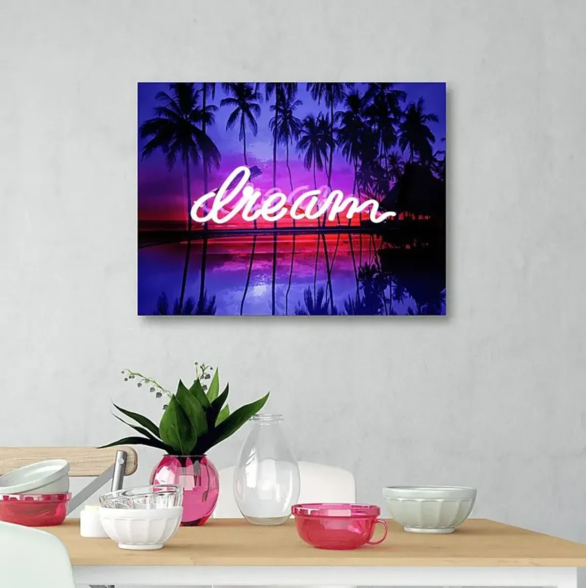 Kids Fluorescent Dreams Purple Artwork