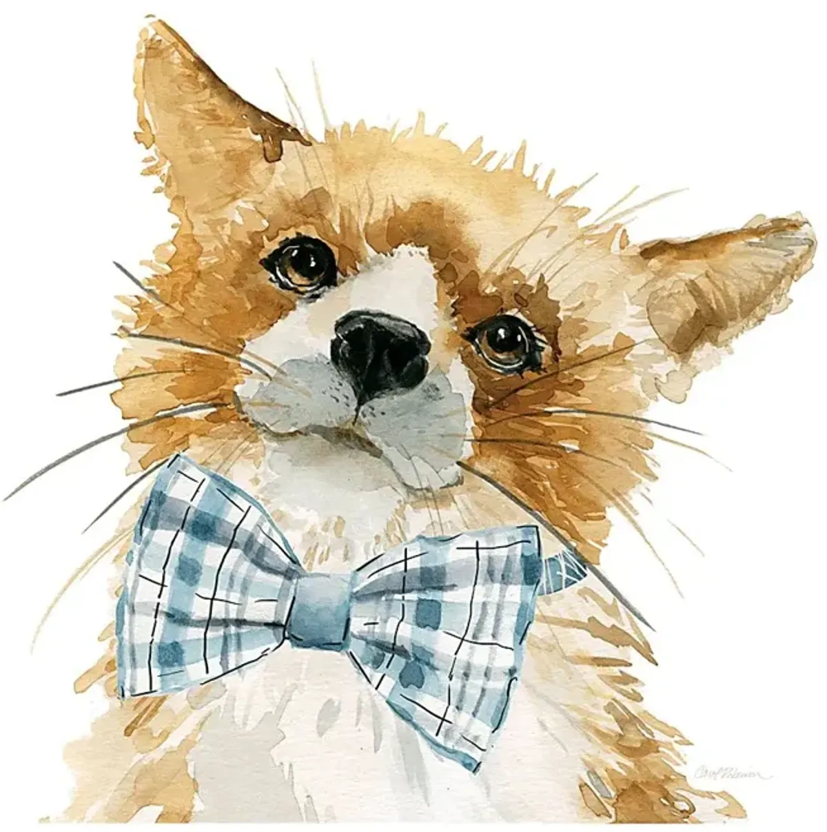 Kids Neat Fox Beige Artwork