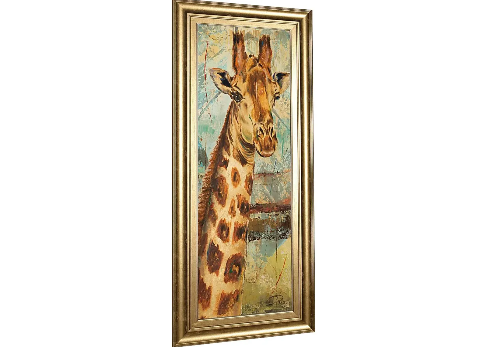 Kids Grand Giraffe Beige Artwork