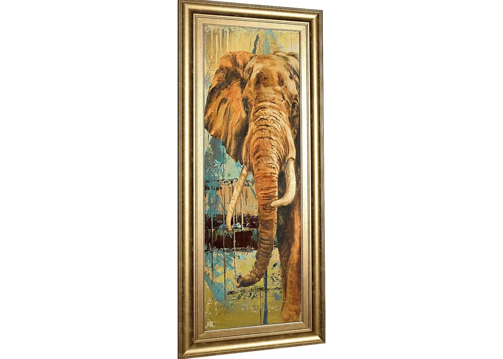 Kids Magnificent Elephant Beige Artwork