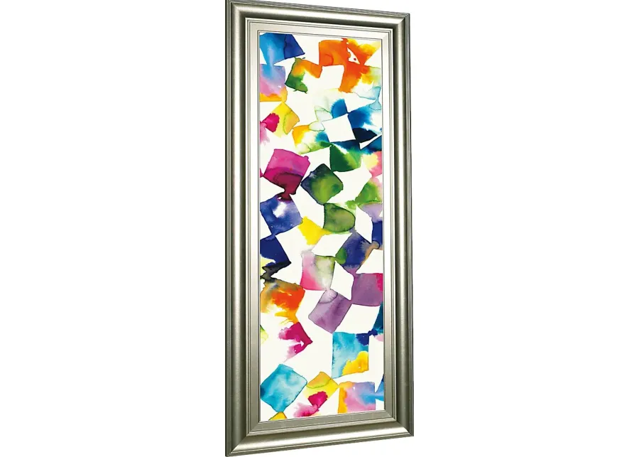 Kids Bright Cubism White Artwork