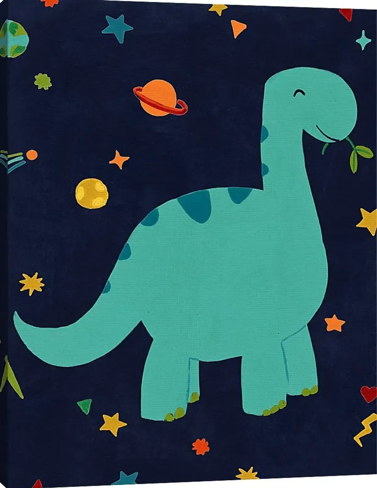 Kids Space Dinos II Blue Artwork