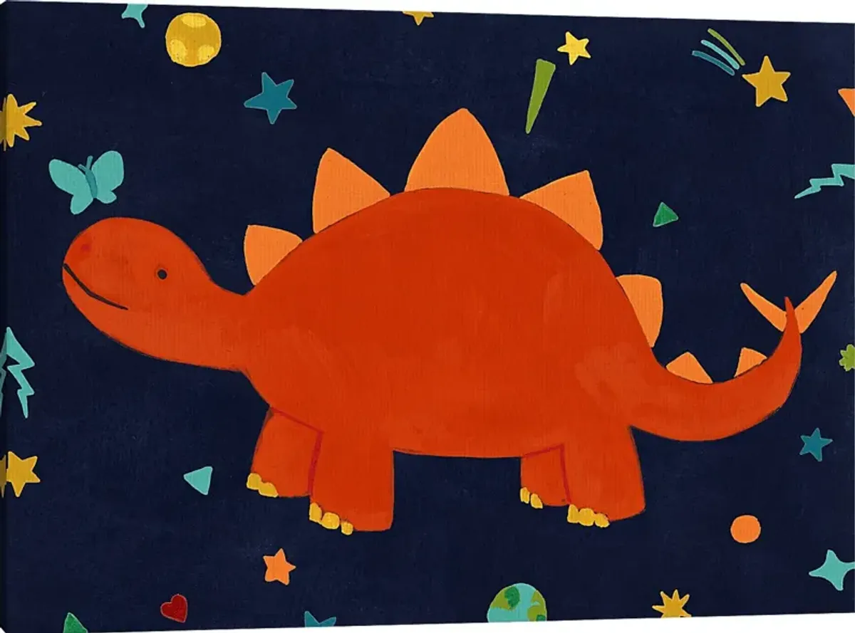 Kids Space Dinos IV Red Artwork