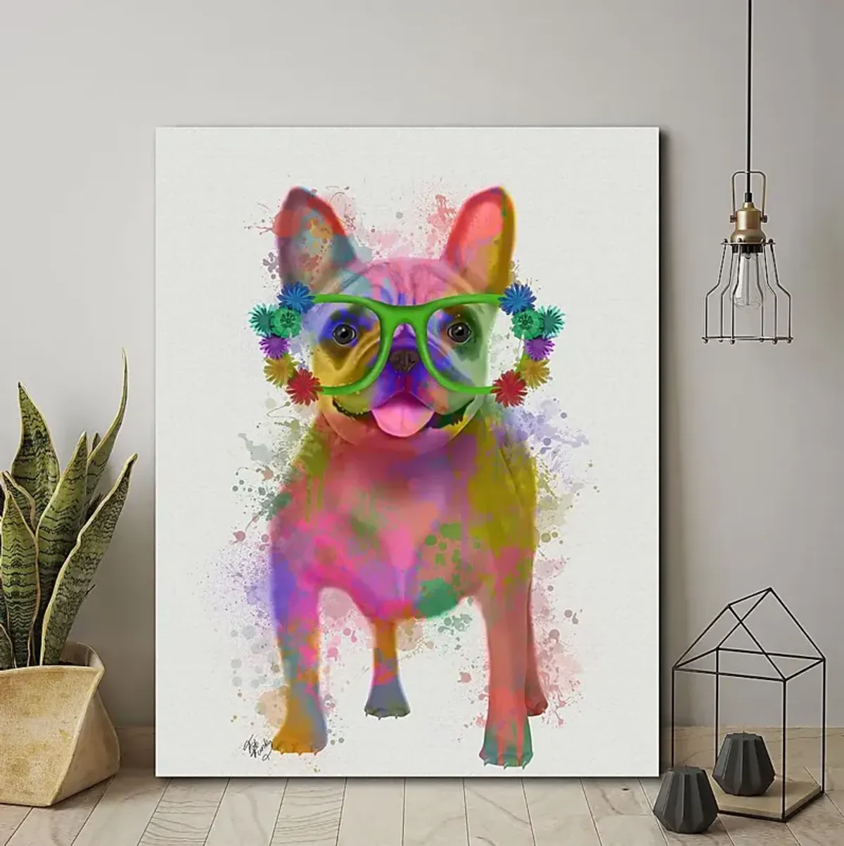 Kids Rainbow Aurora Pink Artwork