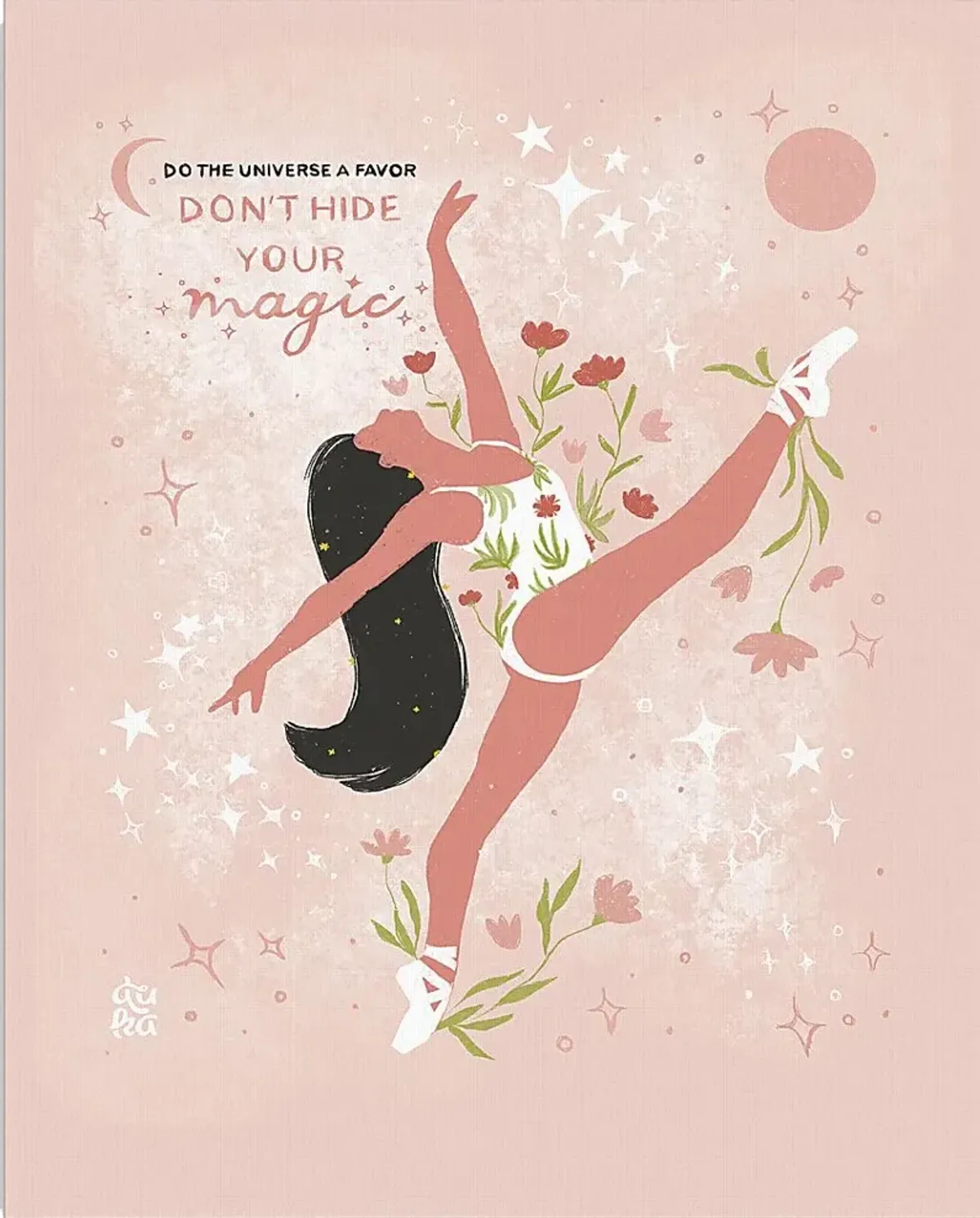 Kids Don't Hide Your Magic I Pink Artwork