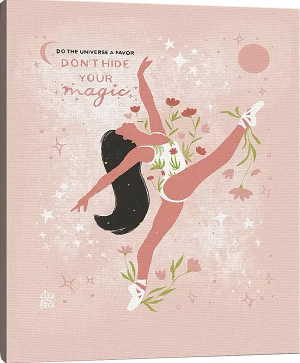 Kids Don't Hide Your Magic I Pink Artwork