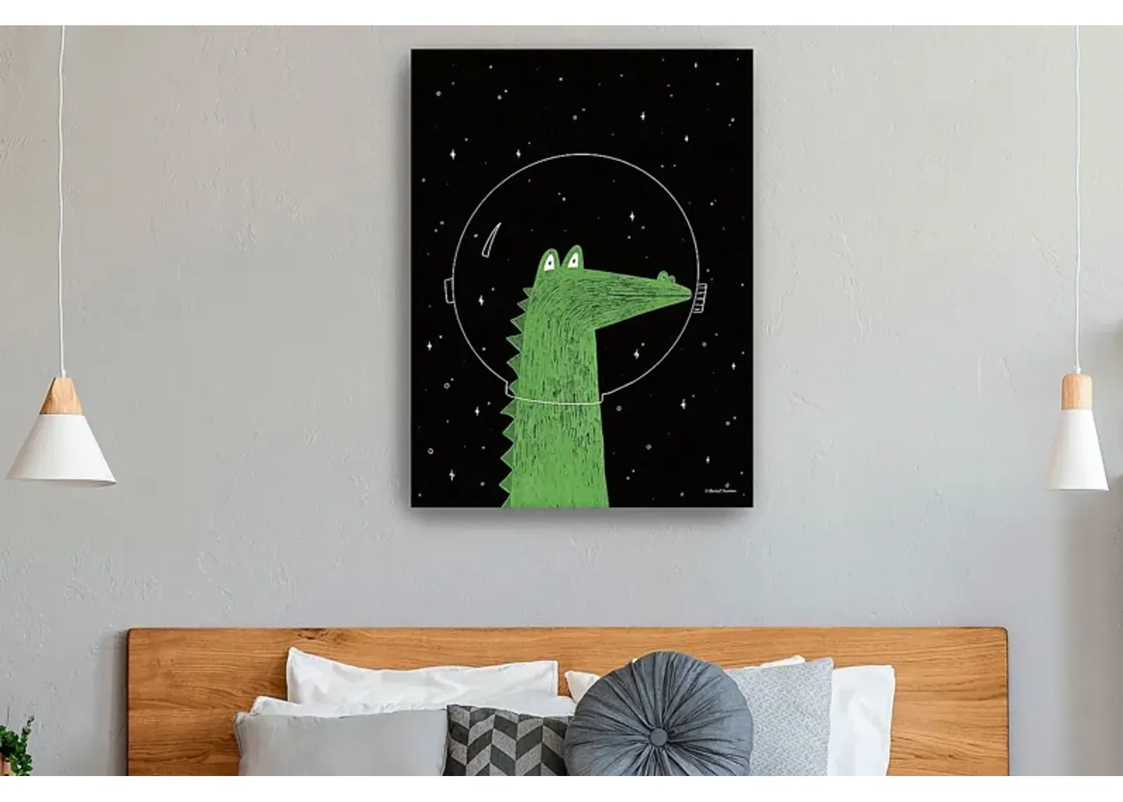 Kids Astro Gator III Black Artwork