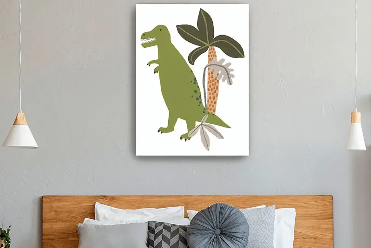 Kids Hungry T-Rex I White Artwork