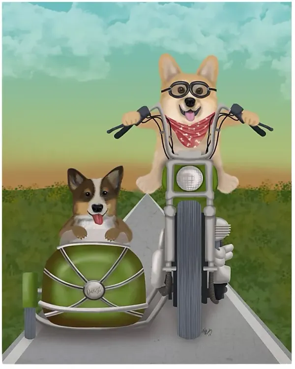 Kids Trotter Buddies Green Artwork