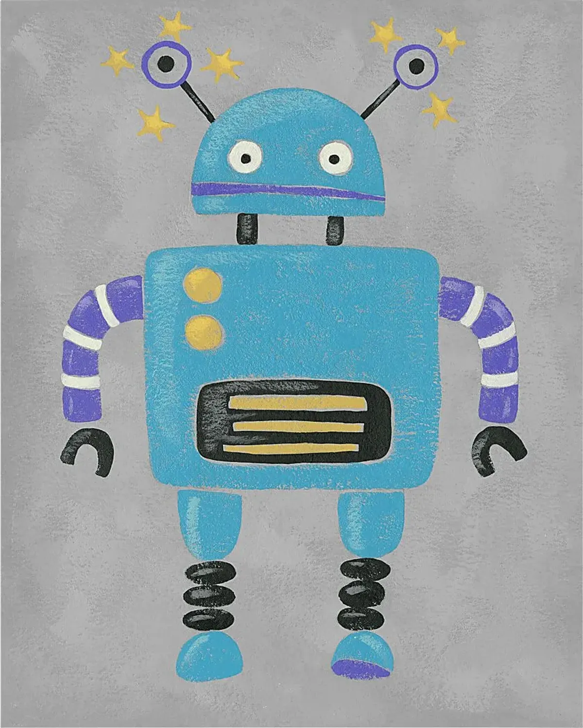 Kids Robo Leader I Blue Artwork