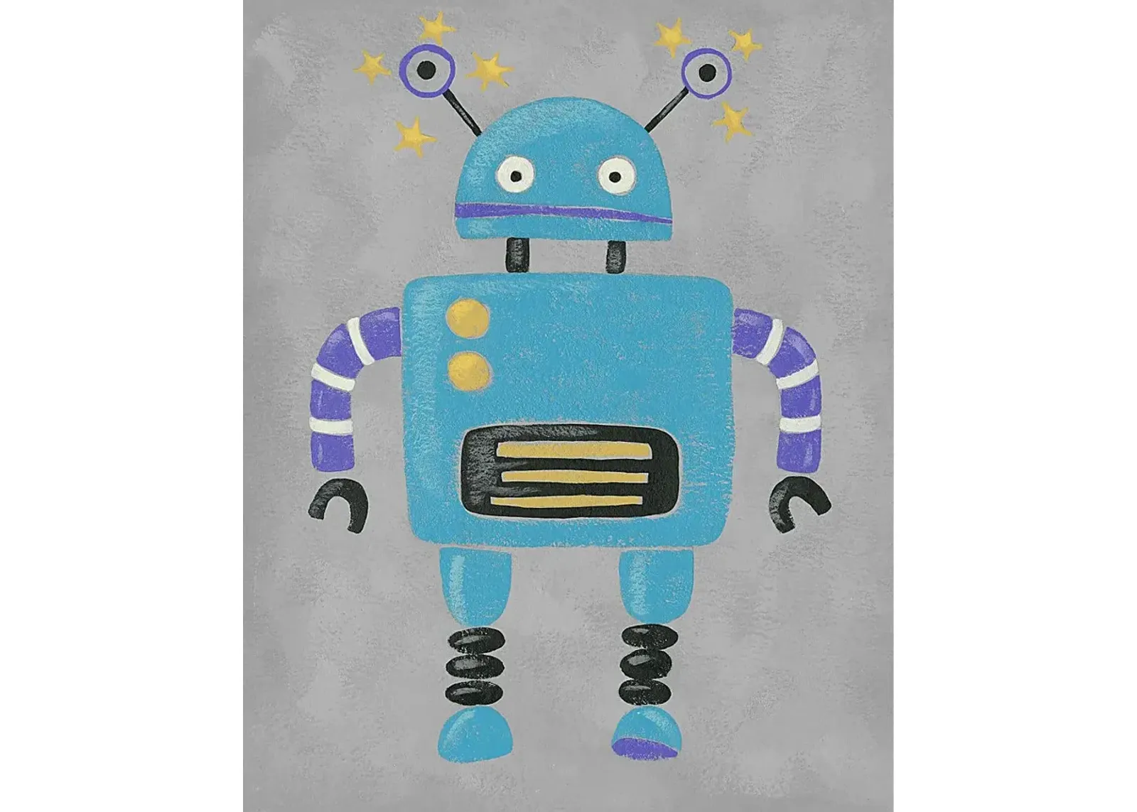 Kids Robo Leader I Blue Artwork