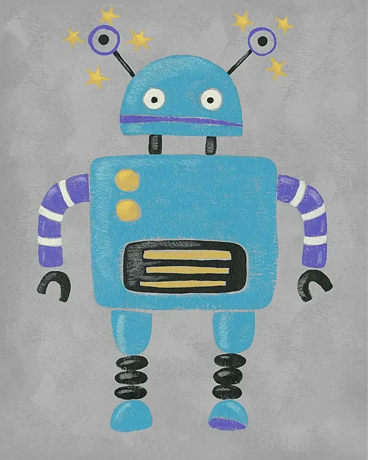 Kids Robo Leader I Blue Artwork