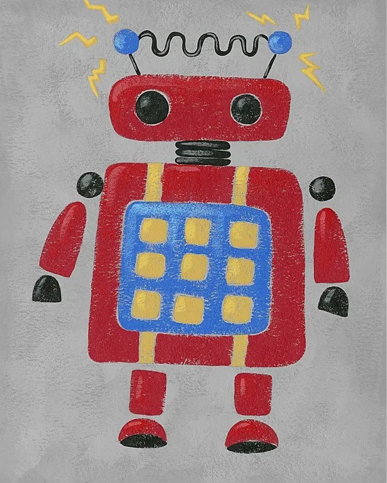 Kids Robo Leader IV Red Artwork