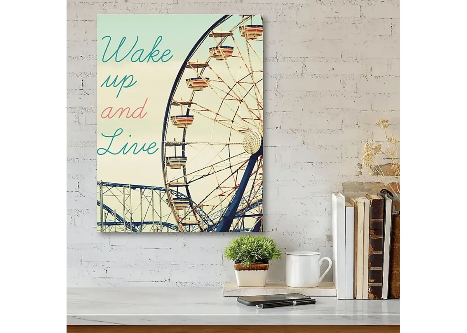 Kids Ferris Wheel Fun Cream Artwork