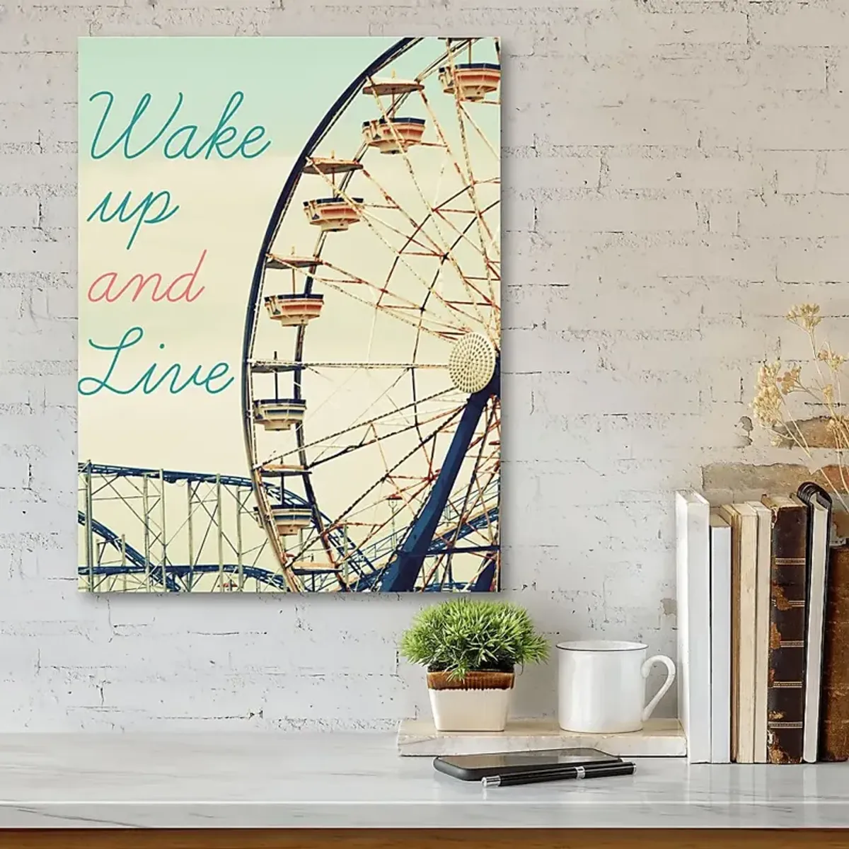 Kids Ferris Wheel Fun Cream Artwork