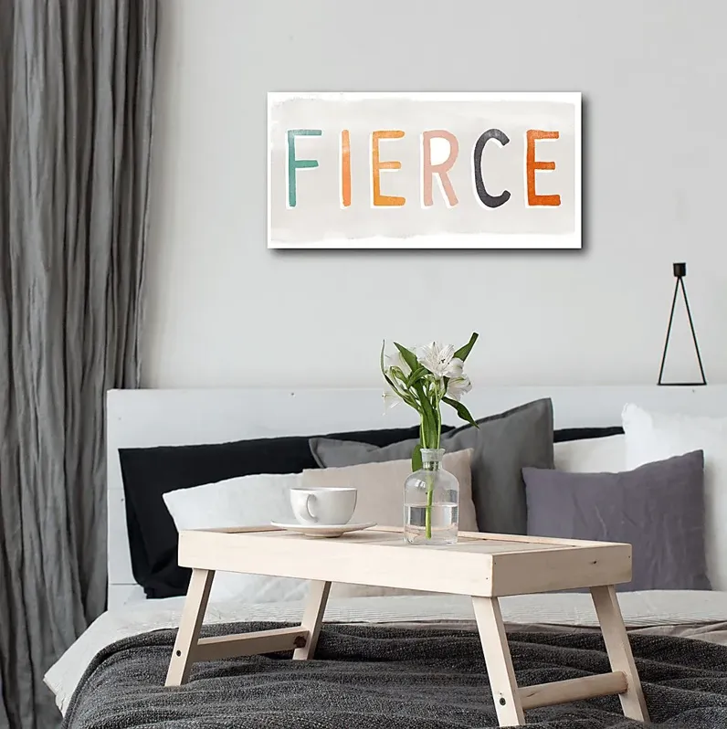 Kids Fierce Plate Ivory Artwork