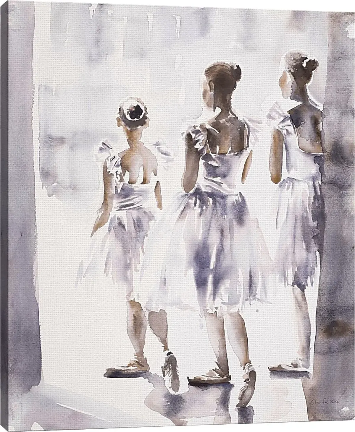 Kids Ballet Class White Artwork