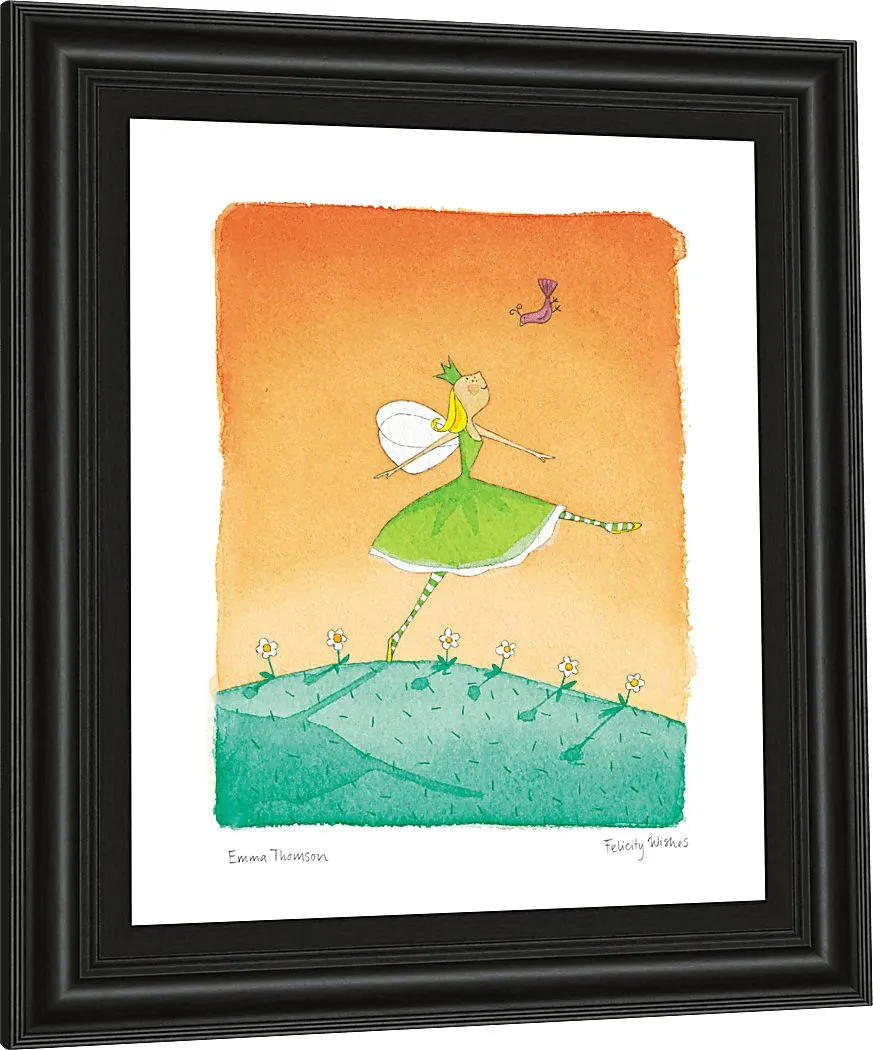 Kids Summer Fairy Orange Artwork