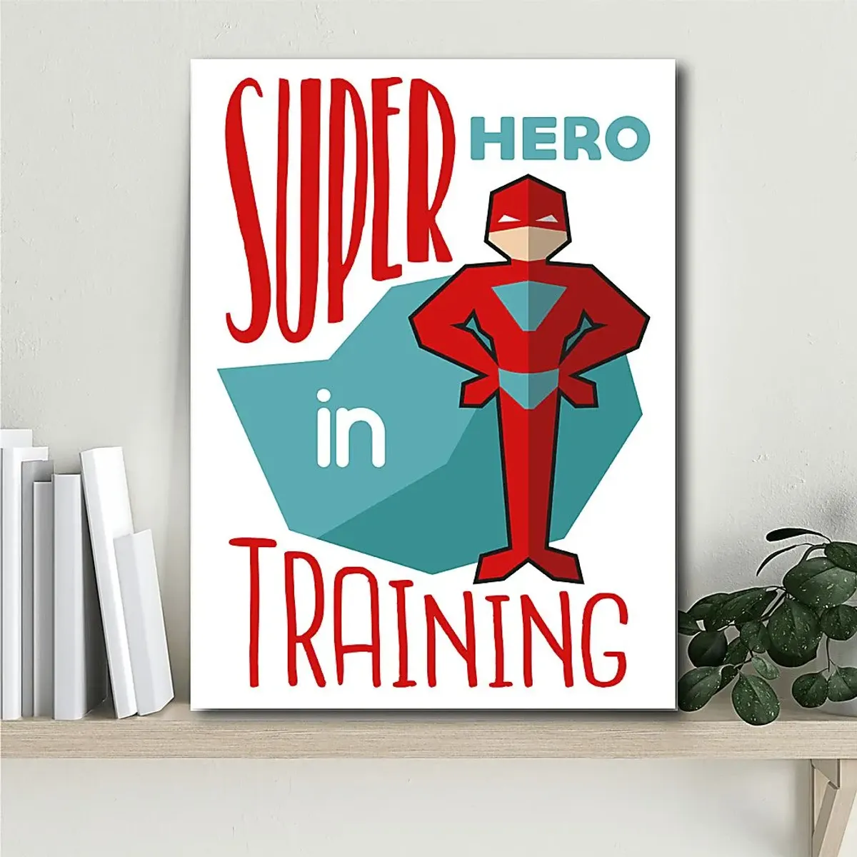 Kids Hero Trainee White Artwork