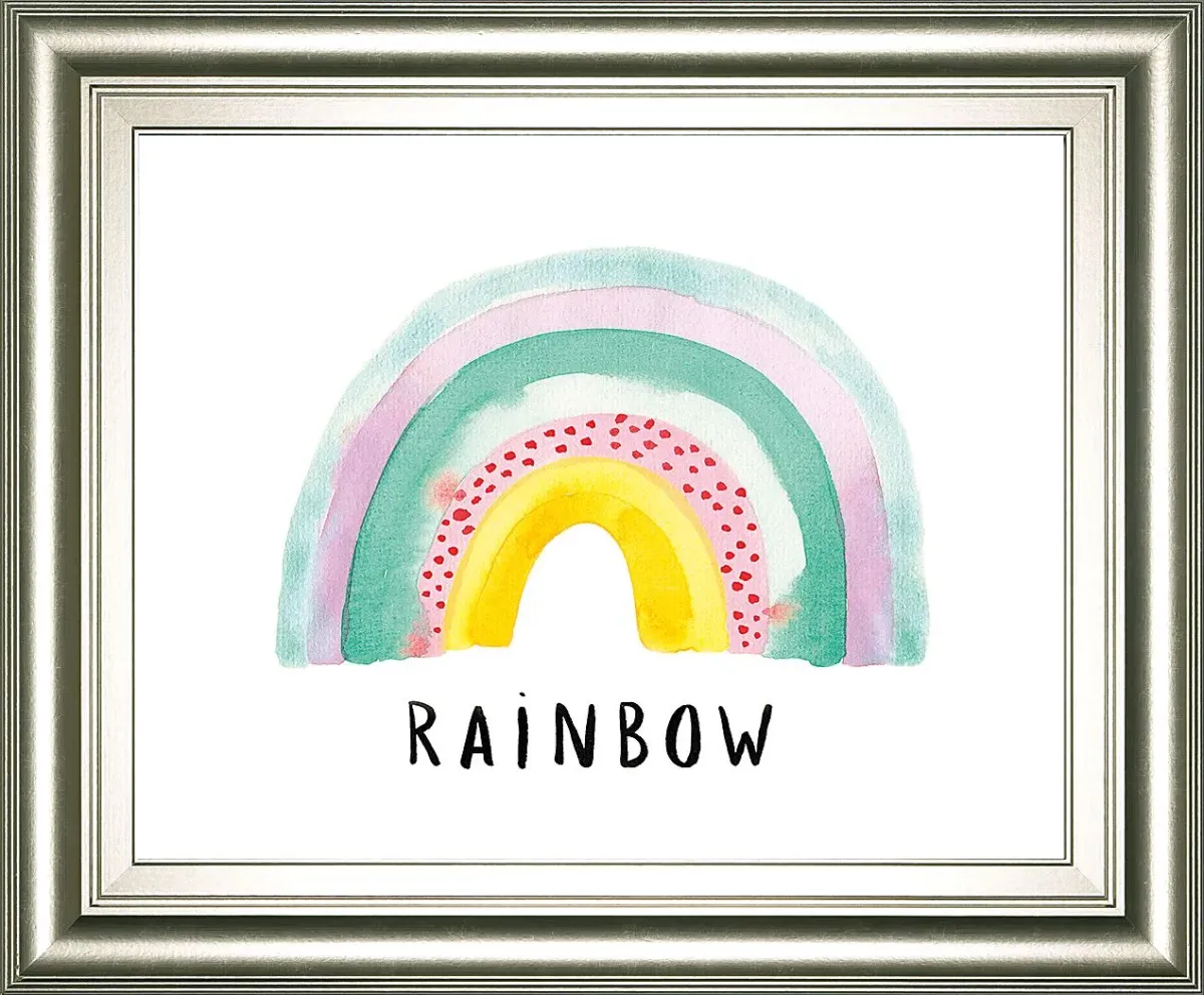 Kids Jolly Rainbow White Artwork