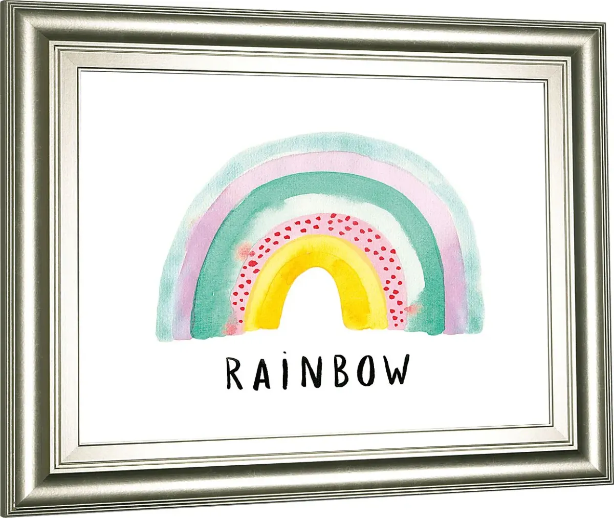 Kids Jolly Rainbow White Artwork