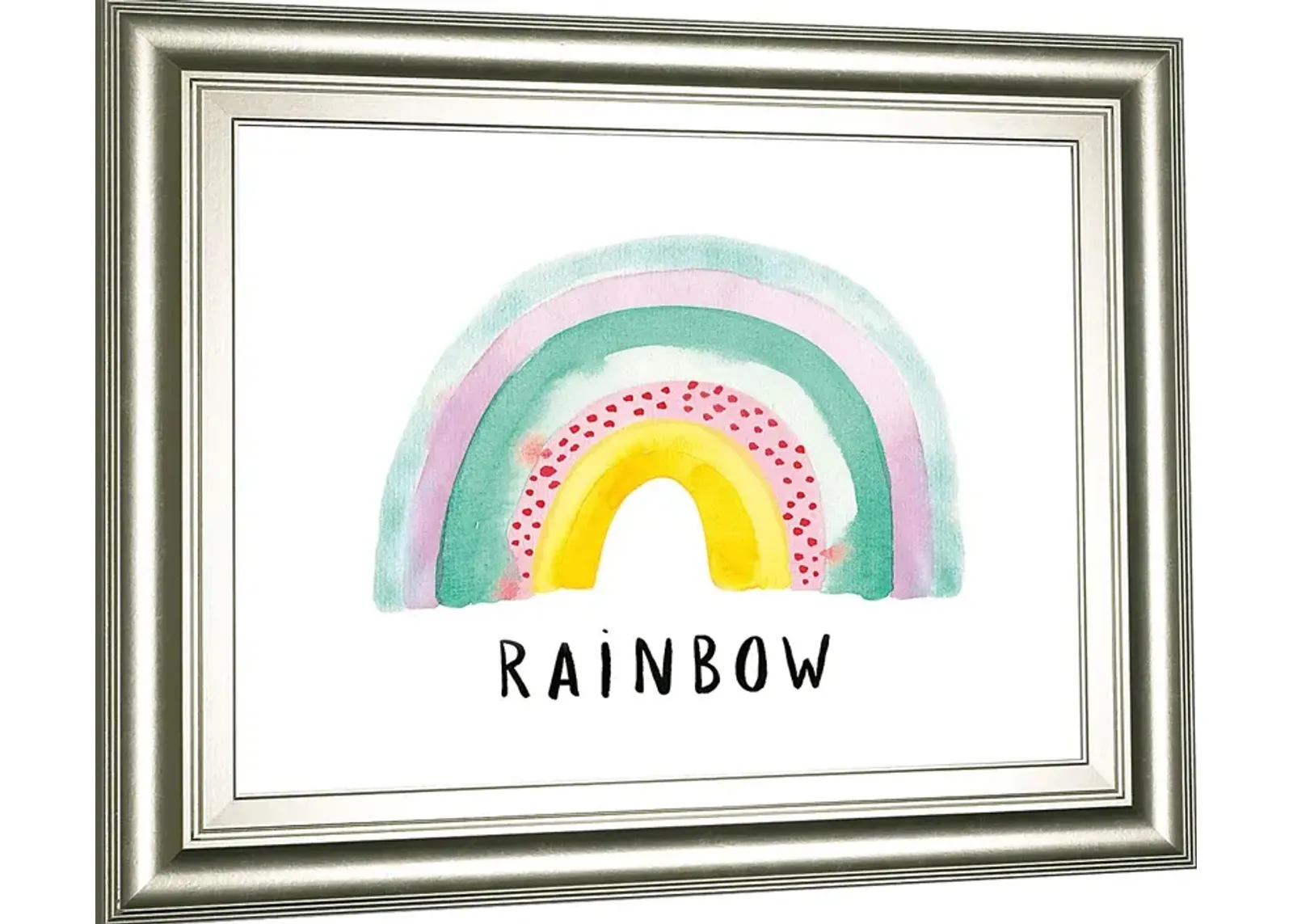 Kids Jolly Rainbow White Artwork