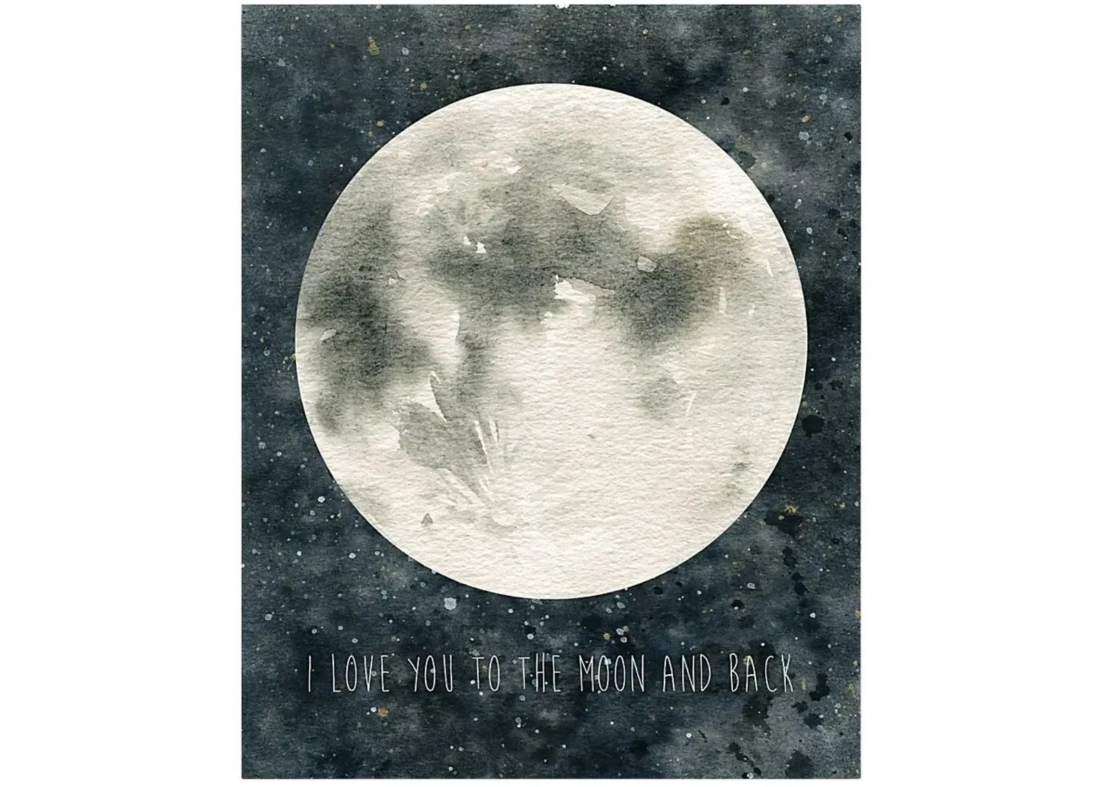 Kids Magical Moon Gray Artwork