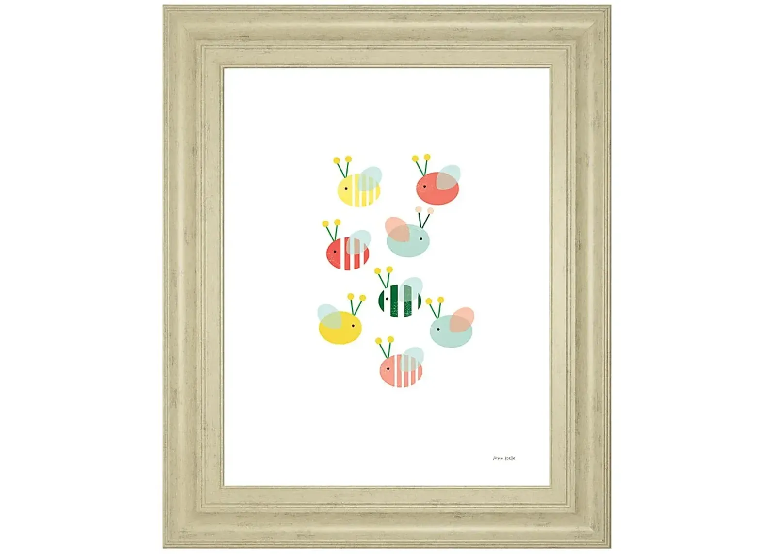 Kids Bumble Party Ivory Artwork