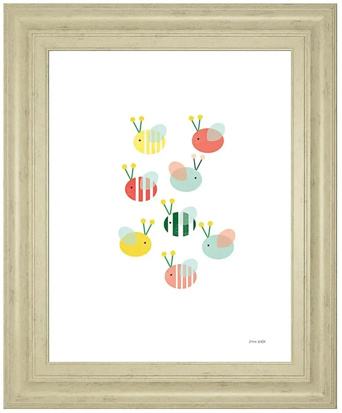 Kids Bumble Party Ivory Artwork