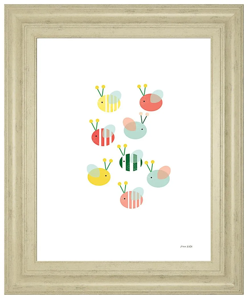 Kids Bumble Party Ivory Artwork