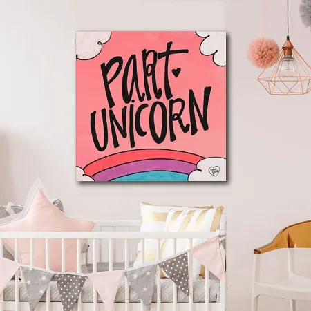Kids Unicorn Queen Pink Artwork