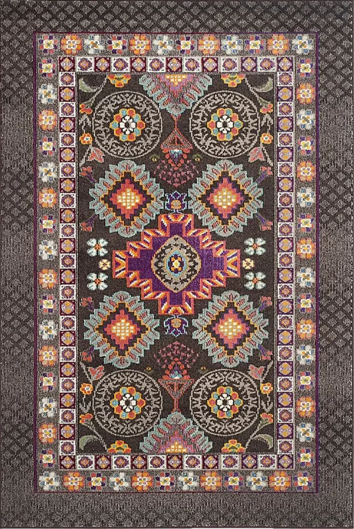 Brunelle Brown 6'7 x 9'2 Rug