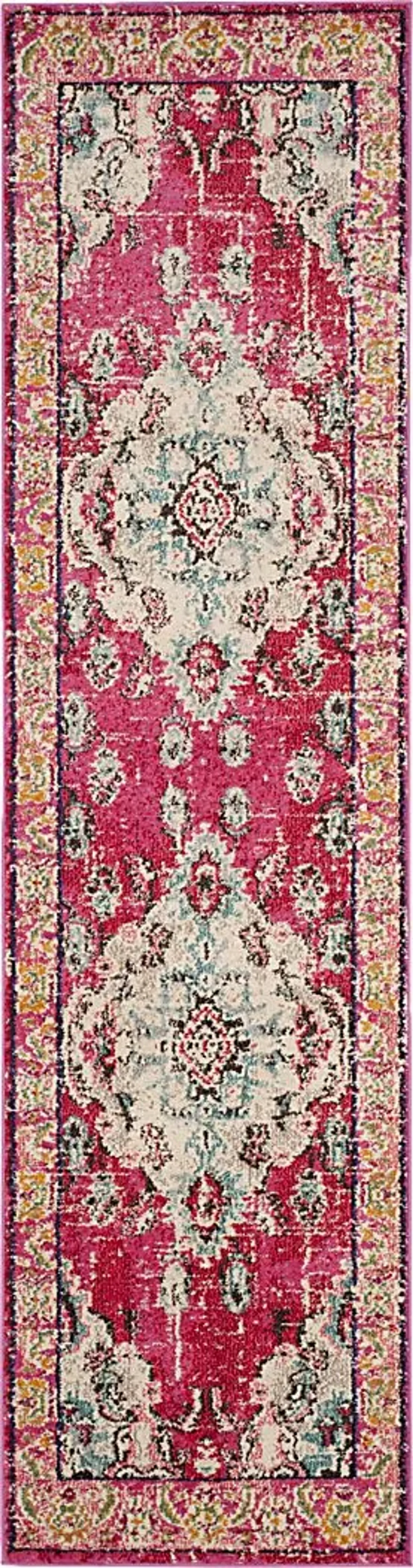 Jailyn Pink 2'2 x 10' Rug