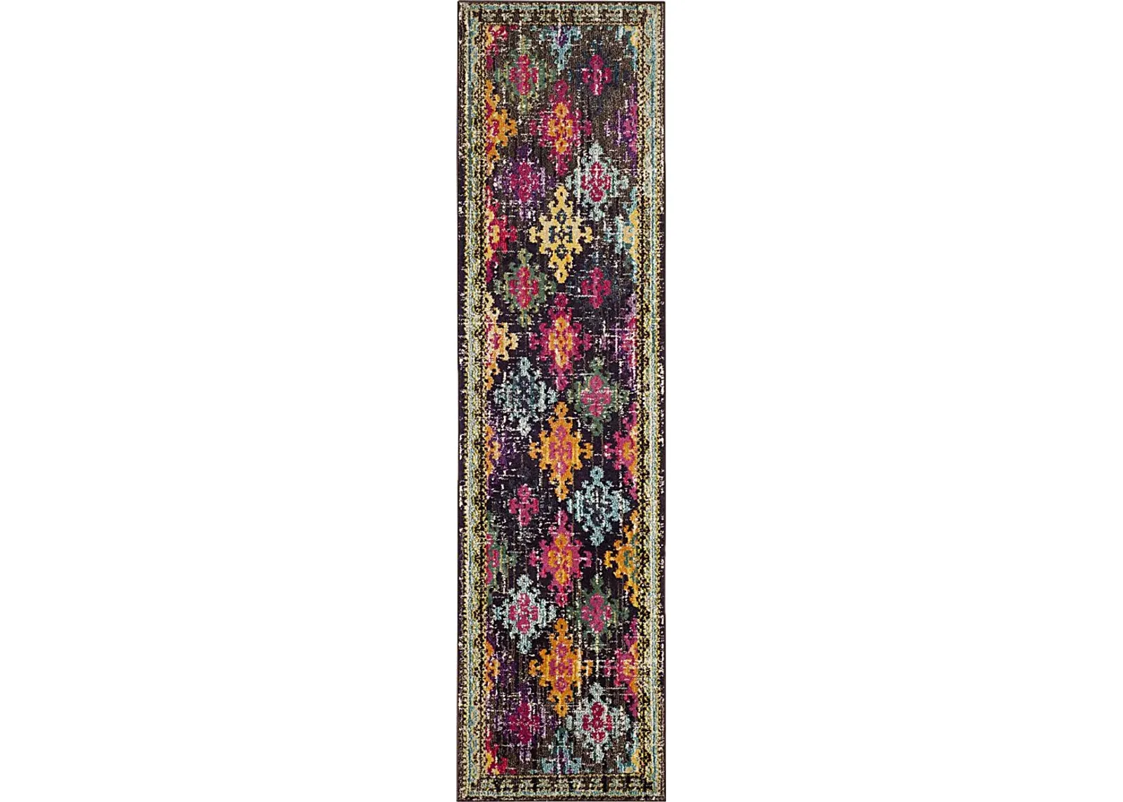 Yemina Black 2'2 x 10' Rug