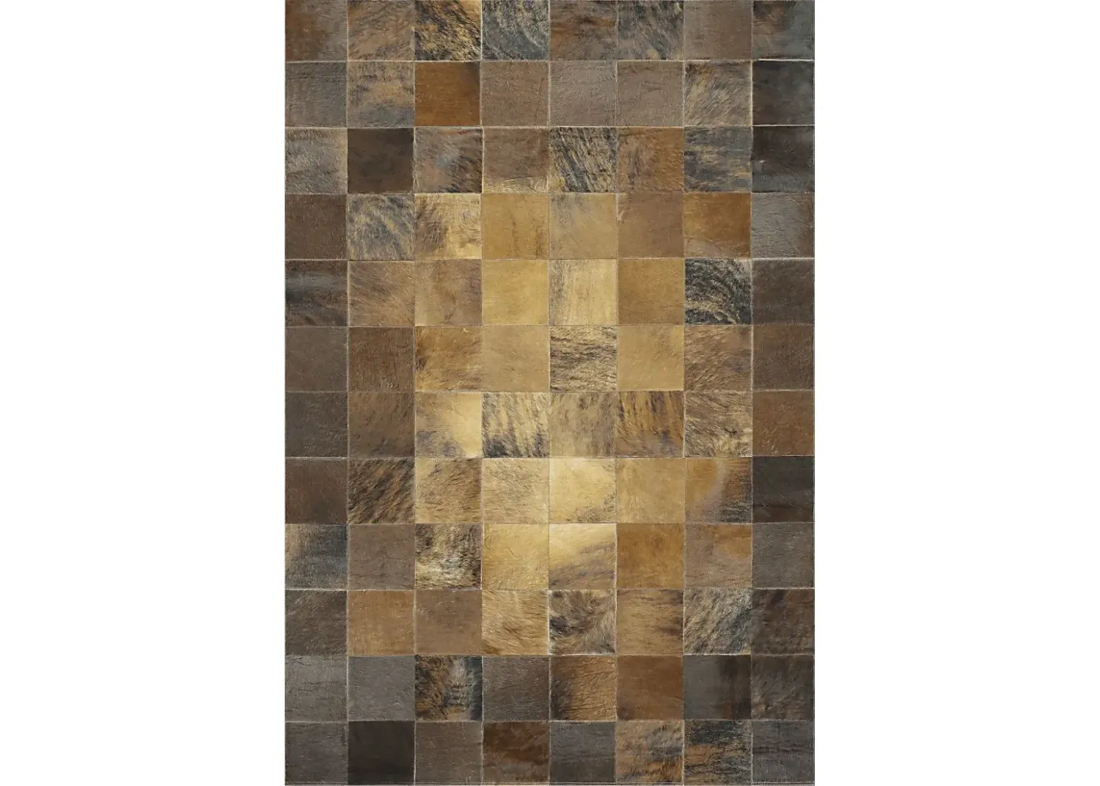 Tile Brown 3'4 x 5'4 Rug