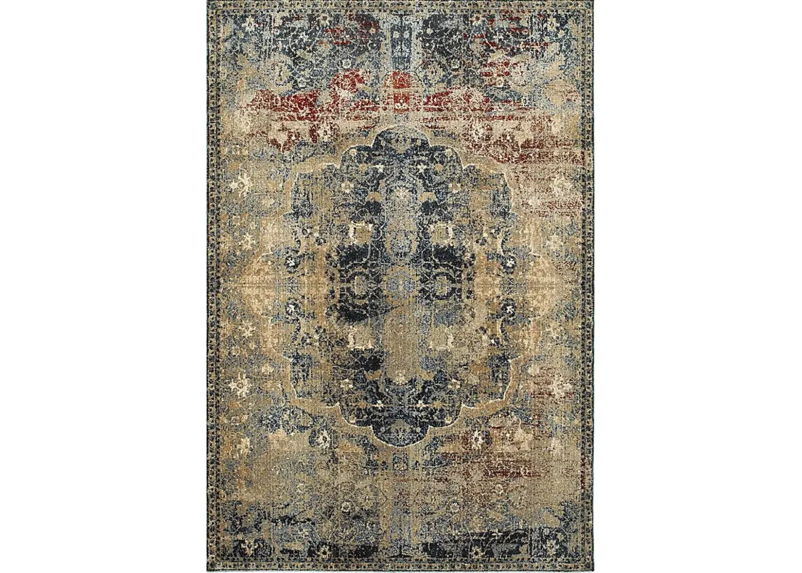 Tarcisio Gold 6'7 x 9'6 Rug