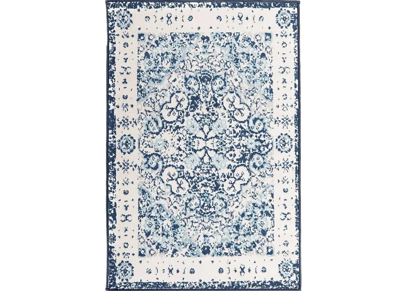 Verlee Blue 2' x 3' Rug