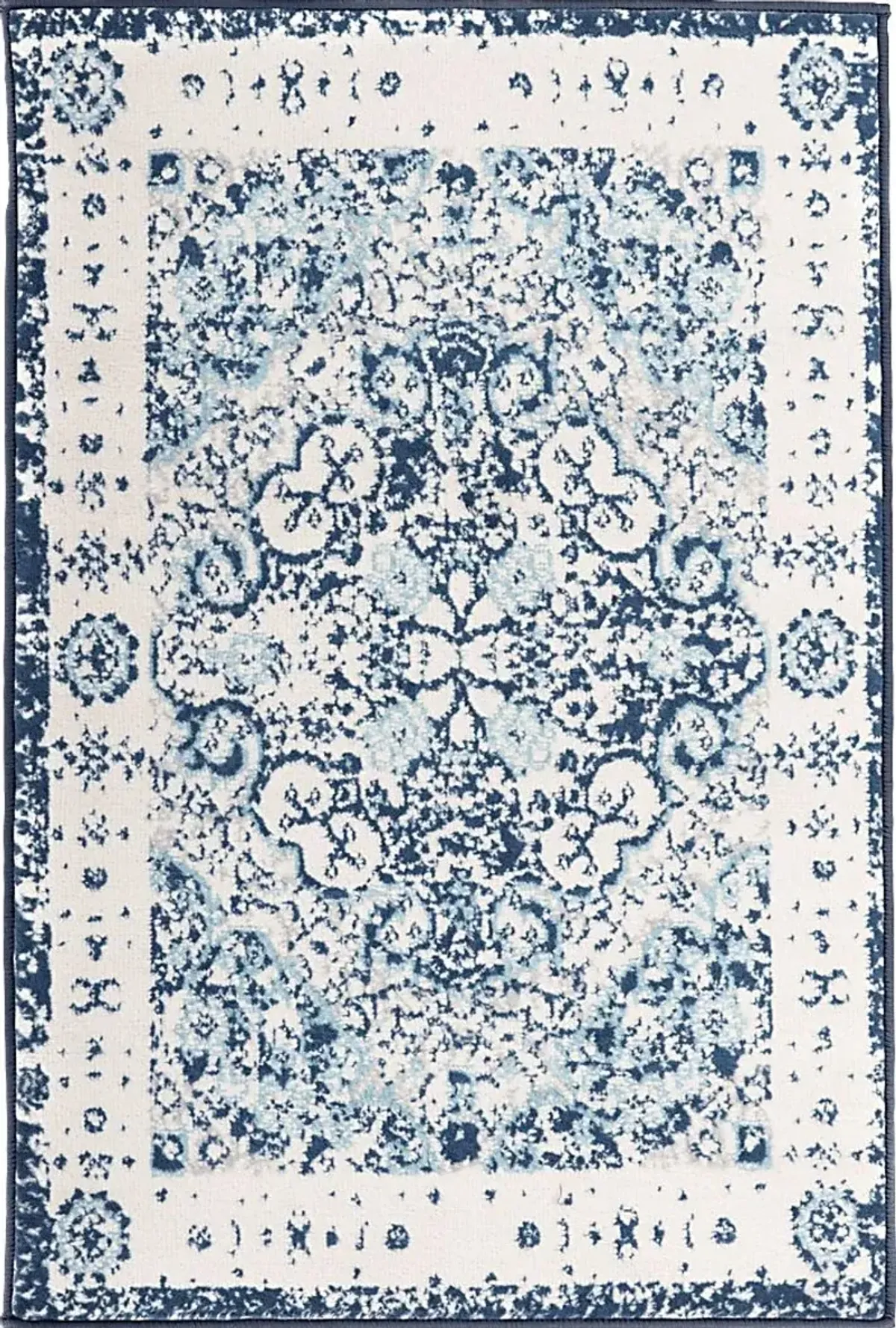 Verlee Blue 2' x 3' Rug