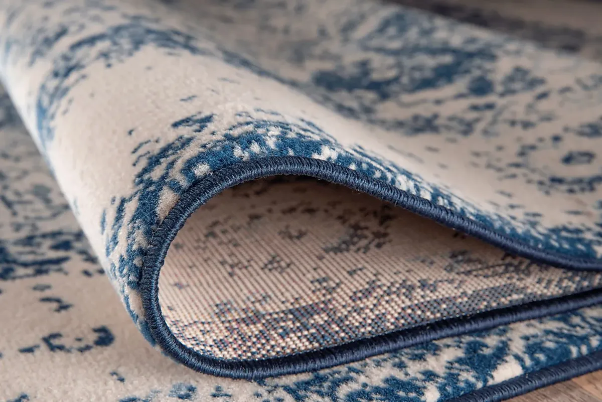 Verlee Blue 2' x 7' Runner Rug